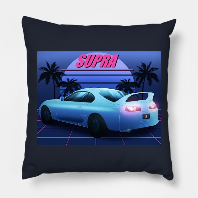 Toyota Supra Pillow by SenpaiLove