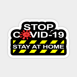 Stop Coronavirus Stay At Home Magnet