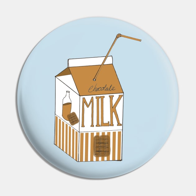 Chocolate Milk Pin by Kcael