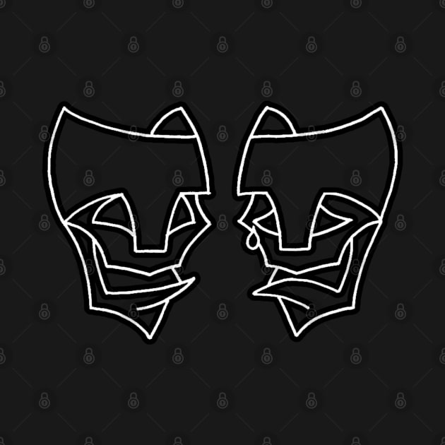 Drama Masks by Veraukoion