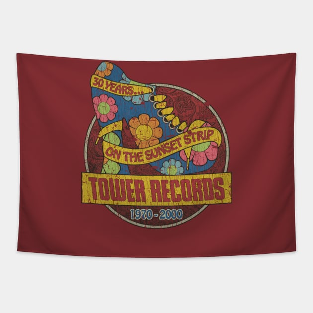 Tower Records Sunset Strip 2000 Tapestry by JCD666