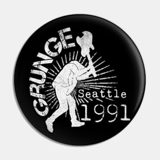 Grunge Seattle 1991 | Classic Rock Pin