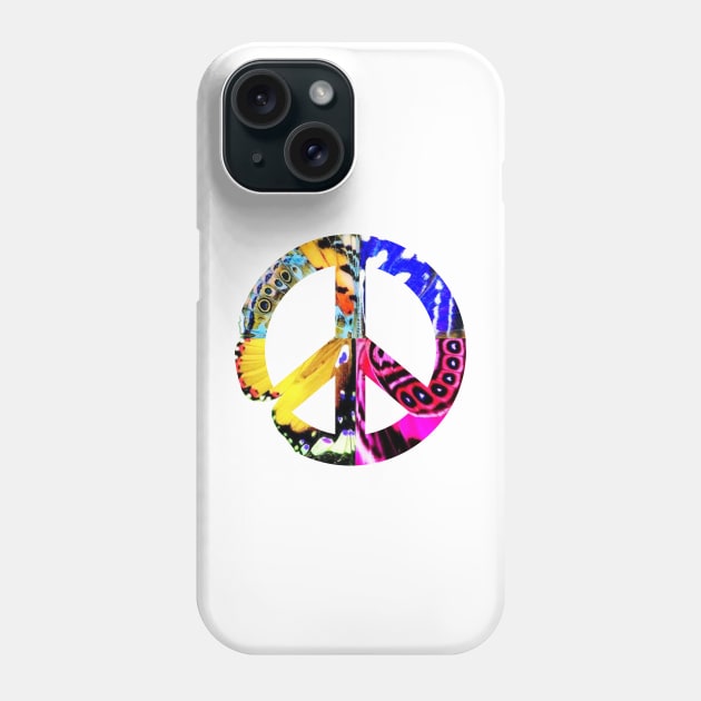 Peace Sign Support Life Humanity Psychedelic Nature Inspired Phone Case by GeronimoTribe