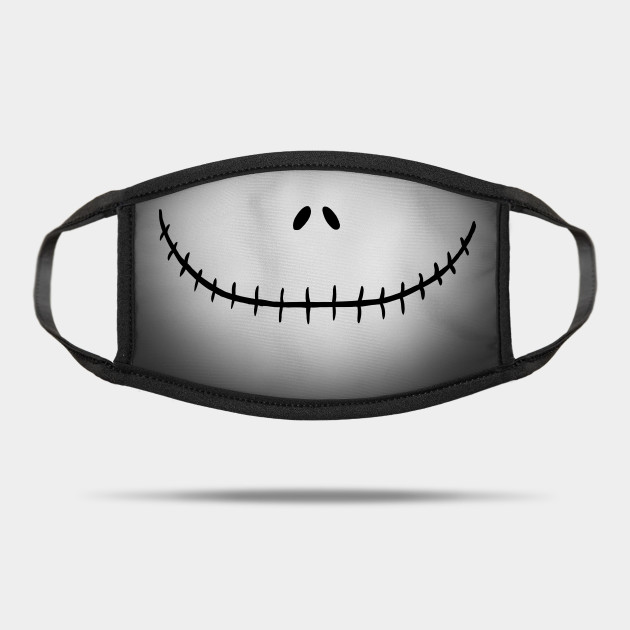 Skellington Smile Masks Only Nightmare Before Christmas Mask Teepublic Au