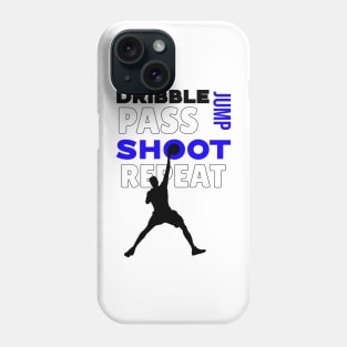 FUNNY Sports Basketball Saying Blue Phone Case