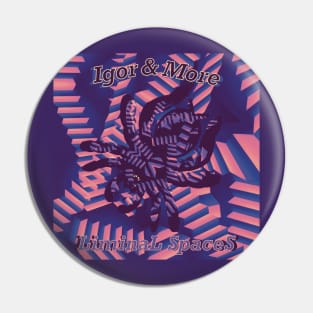 Igor & More Tarantula Liminal Spaces Purple Haze Pin