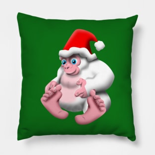 Christmas Yeti Pillow