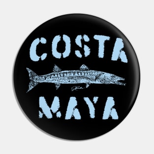 Costa Maya, Mexico, Great Barracuda Pin