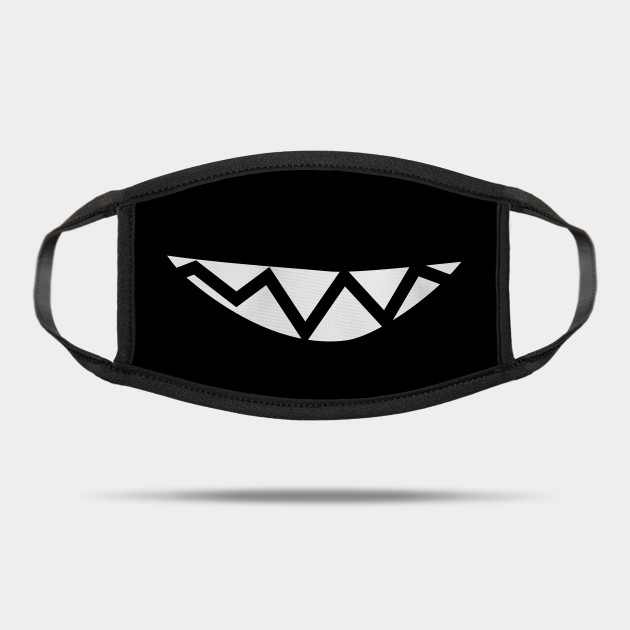 Anime Sharp Teeth Smile Anime Mask Teepublic Au