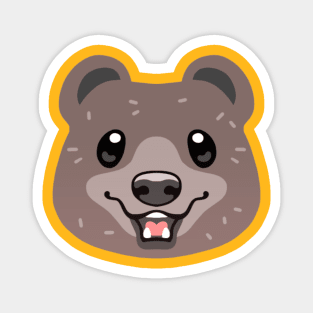 Grizzy Bear Magnet