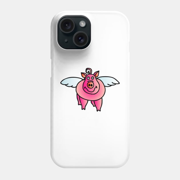 When Pigs Fly Phone Case by GemmasGems