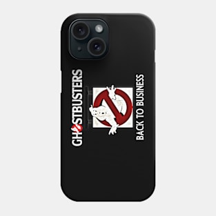 Ghostbusters sign: back to business Phone Case