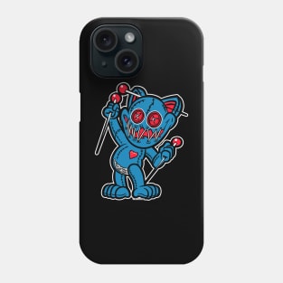 Happy VooDoo Kitty Cat Doll Tennessee Colors Phone Case