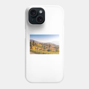 Naramata Wine Region Autumn Landscape Panorama Phone Case