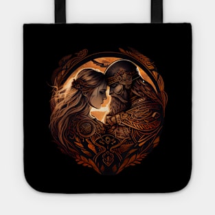 United power: The Viking love couple Tote