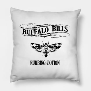 Buffalo Bill's Lotion (black) Pillow