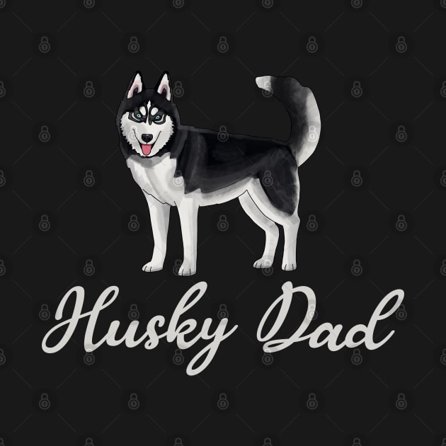 Husky Dad by okpinsArtDesign