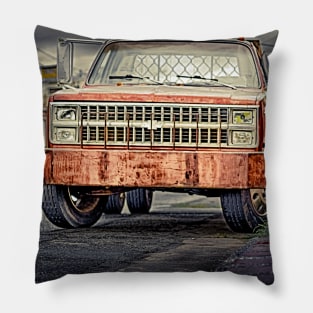 old pick-up Pillow