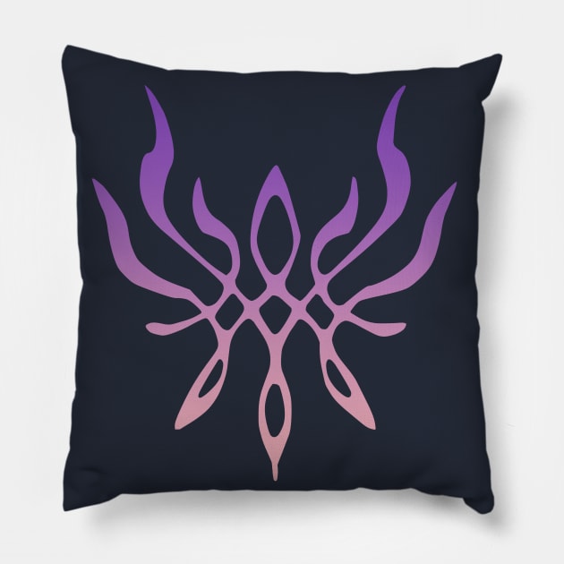 Crest Of Flames - Fire Emblem Pillow by Modeko