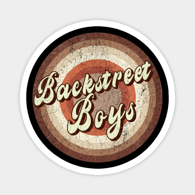 Vintage brown exclusive - Backstreet Boys Magnet by roeonybgm