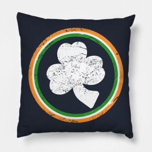 Vintage Irish Shamrock Pillow