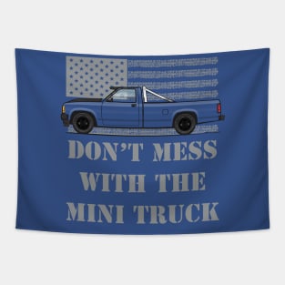 don't mess with the mini truck Multi-Color Body Option Apparel Tapestry