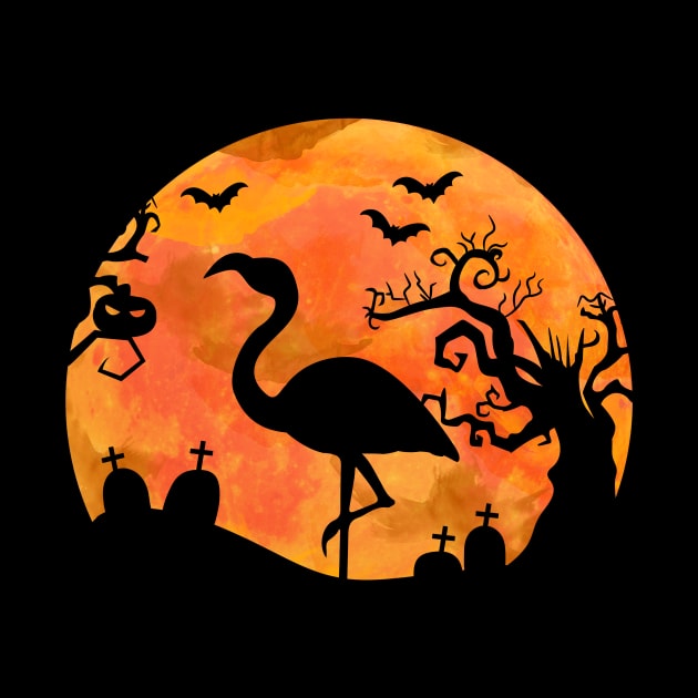 Happy Flamingoween Gift for a Halloween Flamingo Lover graphic by biNutz