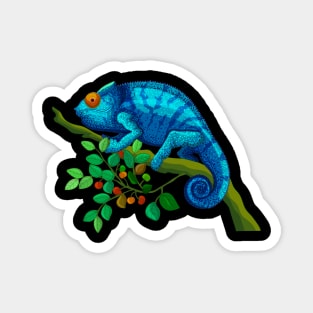 Funny Chameleon Magnet