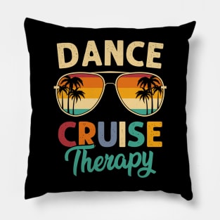 Dance Cruise Therapy Cruise vacation Matching Family 2024 Pillow