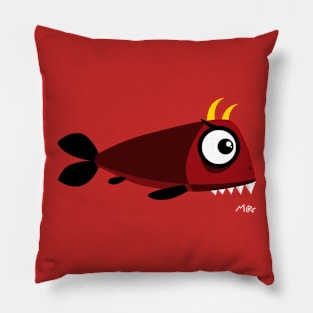 Devil fish Pillow