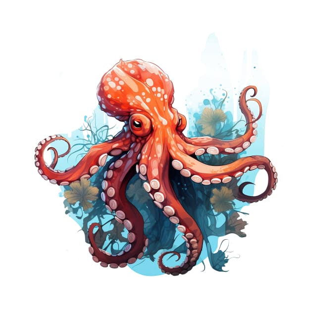 Orange Octopus by zooleisurelife