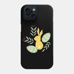 Happy Easter Eggs and Rabbit Phone Case