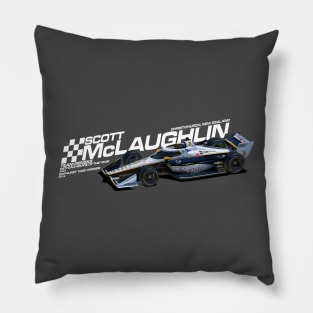 Scott McLaughlin 2022 alt (white) Pillow