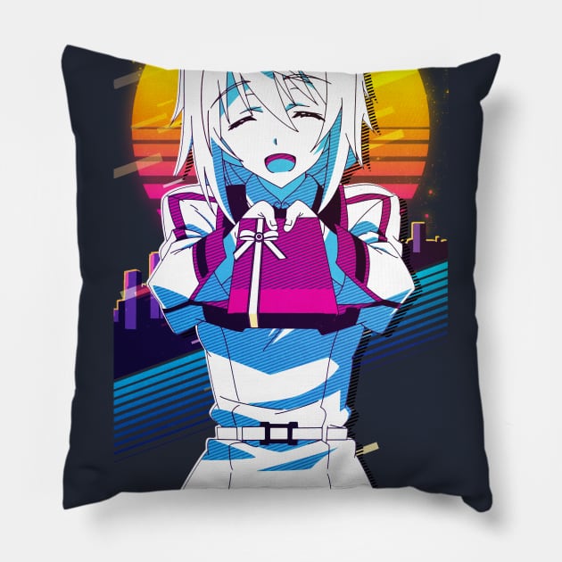 Charlotte Dunois Pillow by 80sRetro