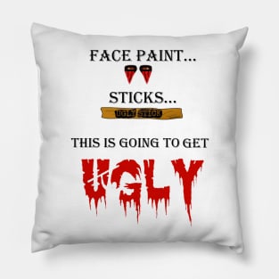 Paint and Sticks... Pillow