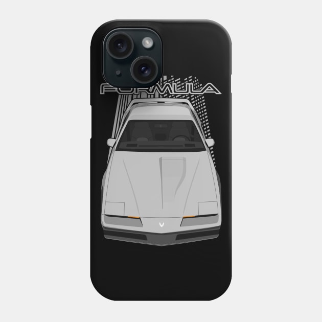 Pontiac Firebird Formula 3rdgen - Silver Phone Case by V8social