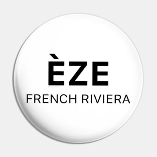 Èze French Riviera Pin