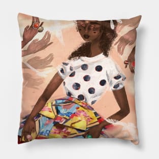 Fashion illustration Pillow