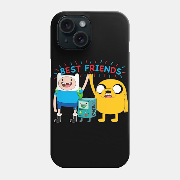 Finn Jake BMO Best Friends Phone Case by Plushism