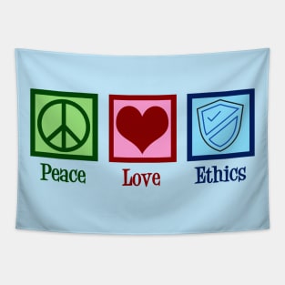 Peace Love Ethics Tapestry