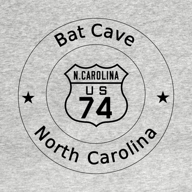 Discover Bat Cave, North Carolina - Carolina - T-Shirt