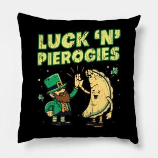 Luck 'n' Pierogies - Polish Irish Pillow