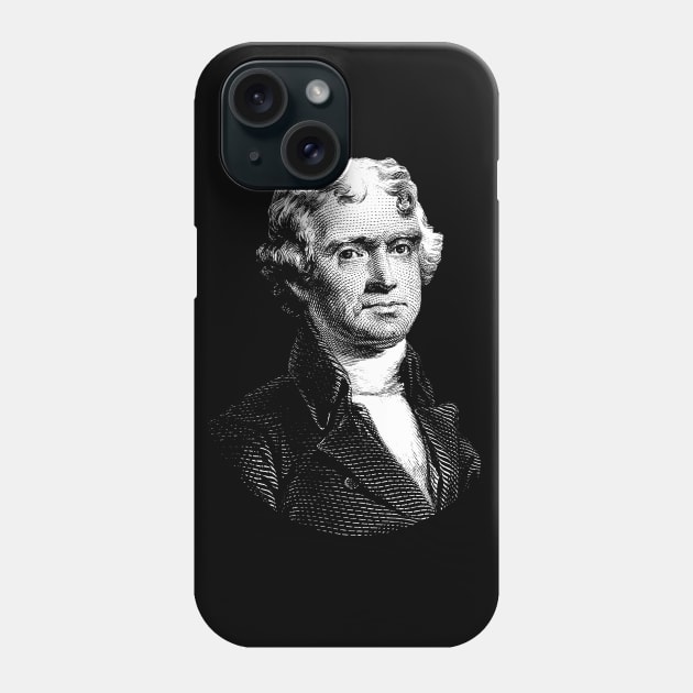 President Thomas Jefferson Phone Case by warishellstore