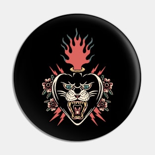 heart of beast tattoo Pin