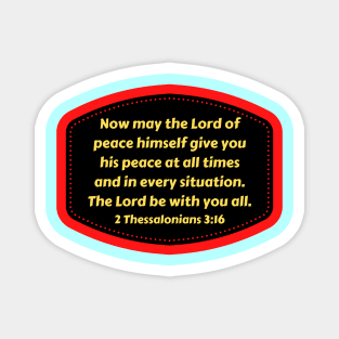 Bible Verse 2 Thessalonians 3:16 Magnet