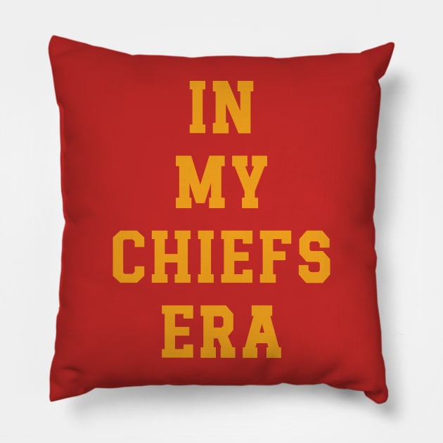 In My Chiefs Era v2 Pillow by Emma