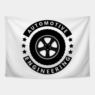 automotive engineering, car engineer design Tapestry