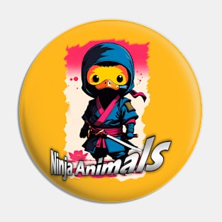 Ninja Animals Pin