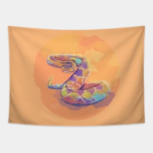 King Of The Sands - Rattlesnake Artwork Tapestry