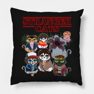 Stranger Cats Pillow